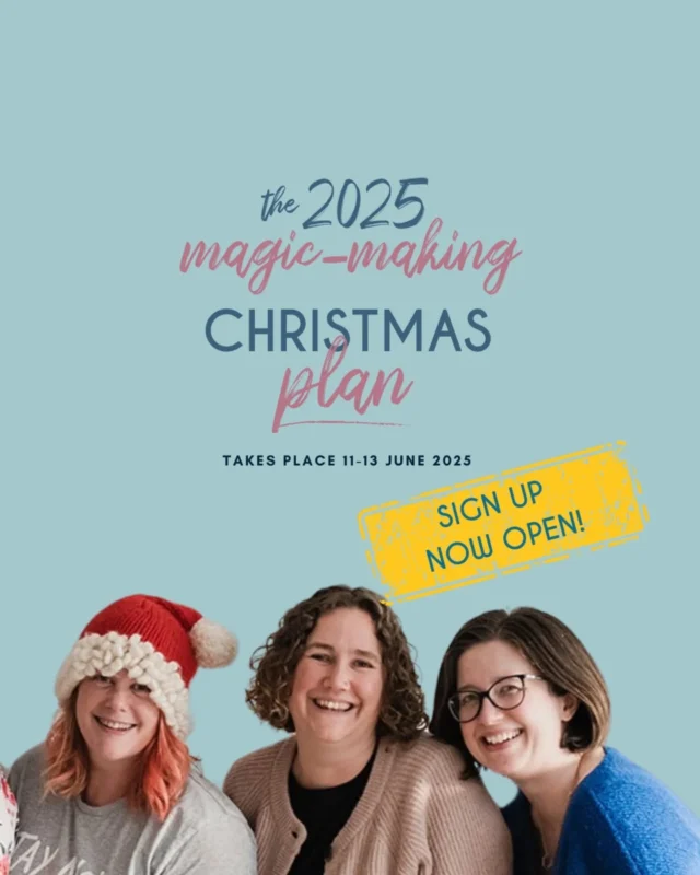 We're not crossing our fingers and hoping Christmas will work out. Not this year.

We're not waiting until September. 

We're not conveniently forgetting to put ourselves out there.

We're taking magic seriously, and - therefore - we're taking preparation seriously. 

Because the magic is IN the preparation. 

Let's make it happen ✨️